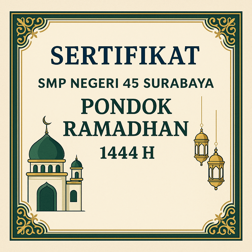 Sertifikat Pondok Ramadhan 2025